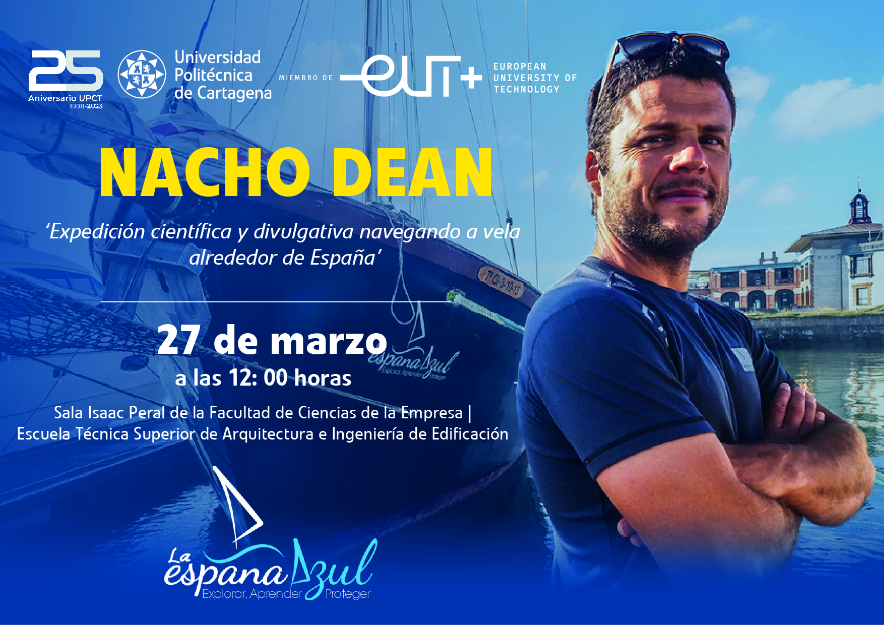 Imagen El aventurero Nacho Dean explica el lunes en el CIM la expedición científica para evaluar los ecosistemas marinos de España