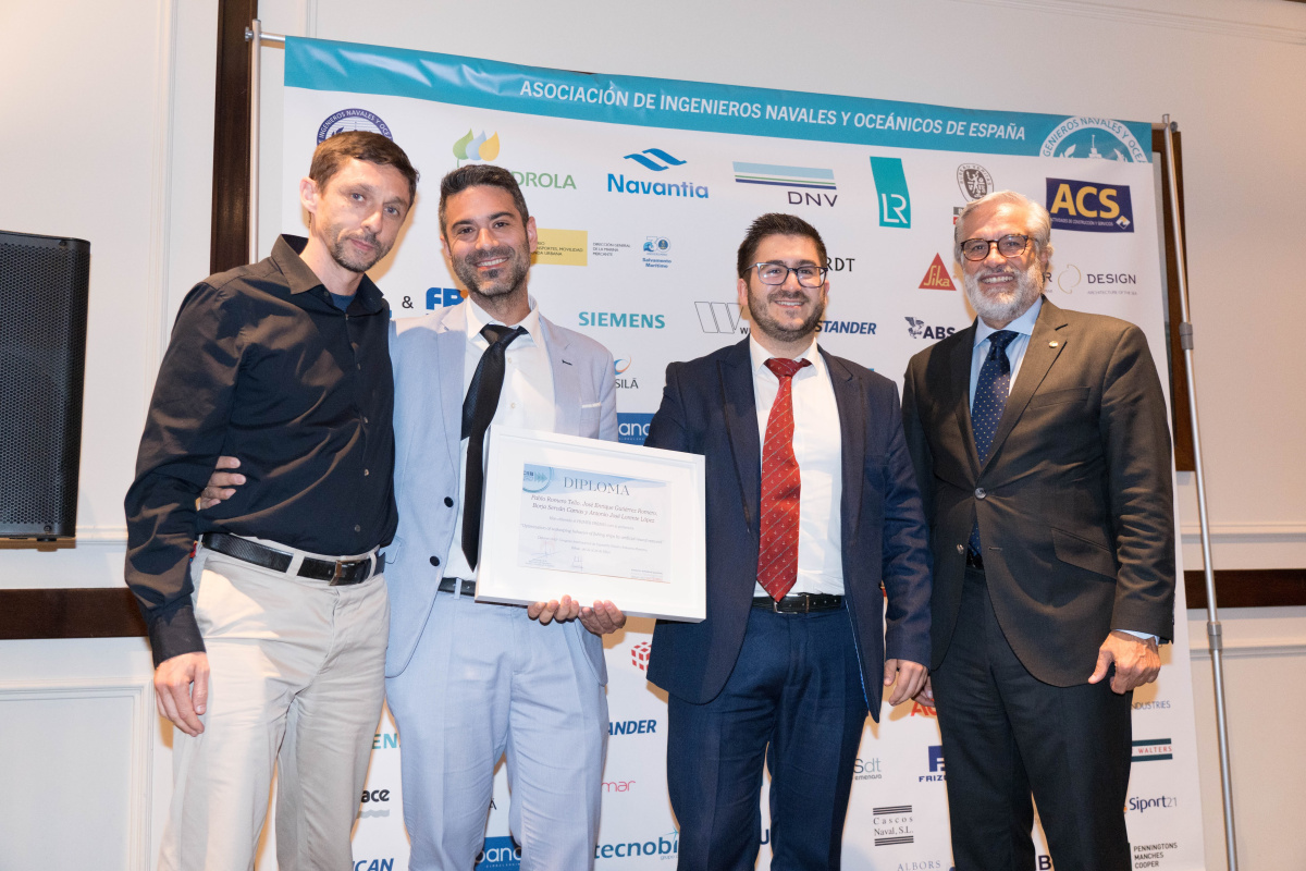 Imagen Una investigación sobre el comportamiento en el mar de los buques consigue el primer premio en el congreso internacional de Ingeniería