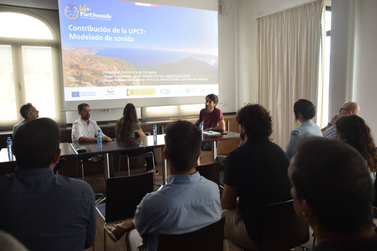 Imagen Investigadores de la UPCT miden la velocidad de propagación submarina del sonido en el Puerto de Cartagena